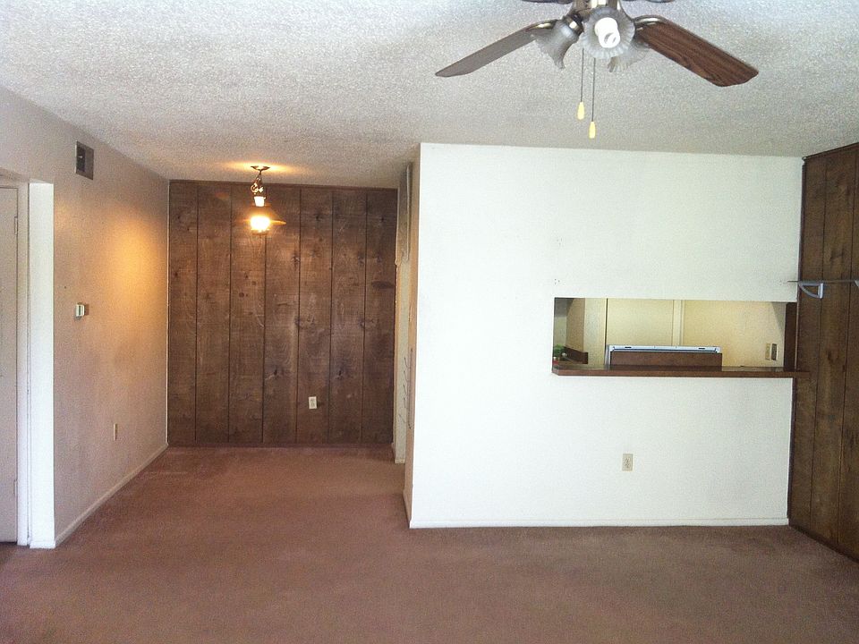 Layout of unit, paneling has been painted (see photo below)