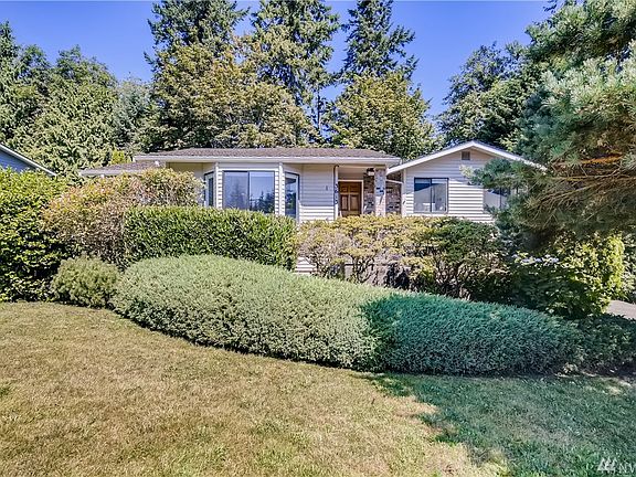 Luscious mature landscaping.