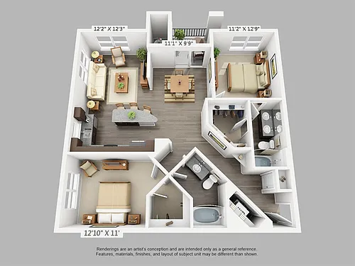 Floor plan Red Rocks
