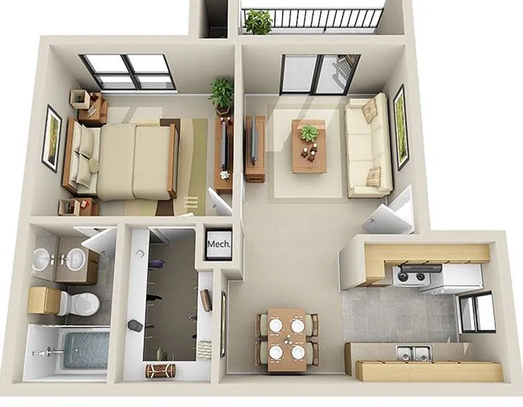 Silverado A1 One Bedroom Silverado A1 One Bedroom