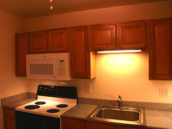 under counter lights and over the stove microwave included!