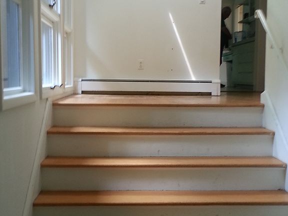 Steps from Entry to Living Room