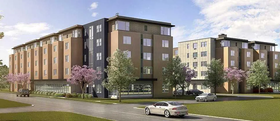 Campus walk apartments directly across the street 