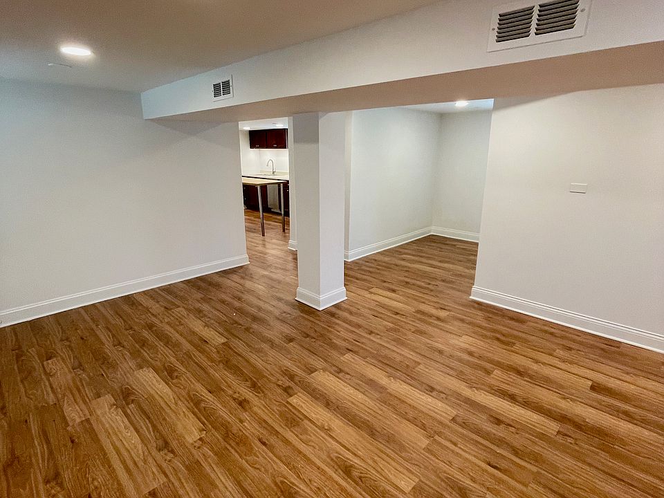 Large, open living and dining room