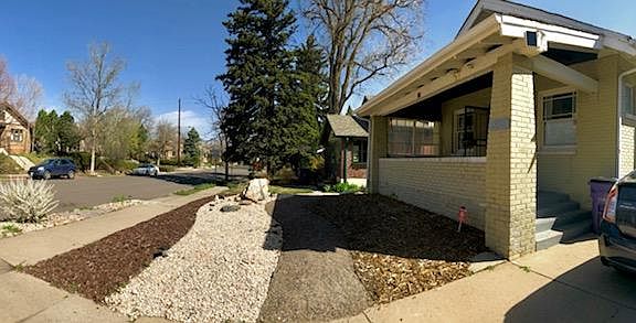 Modern Xeriscape front yard