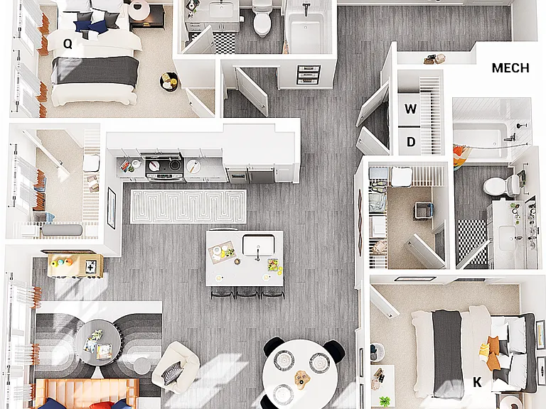 B3 floor plan Broadstone Craft