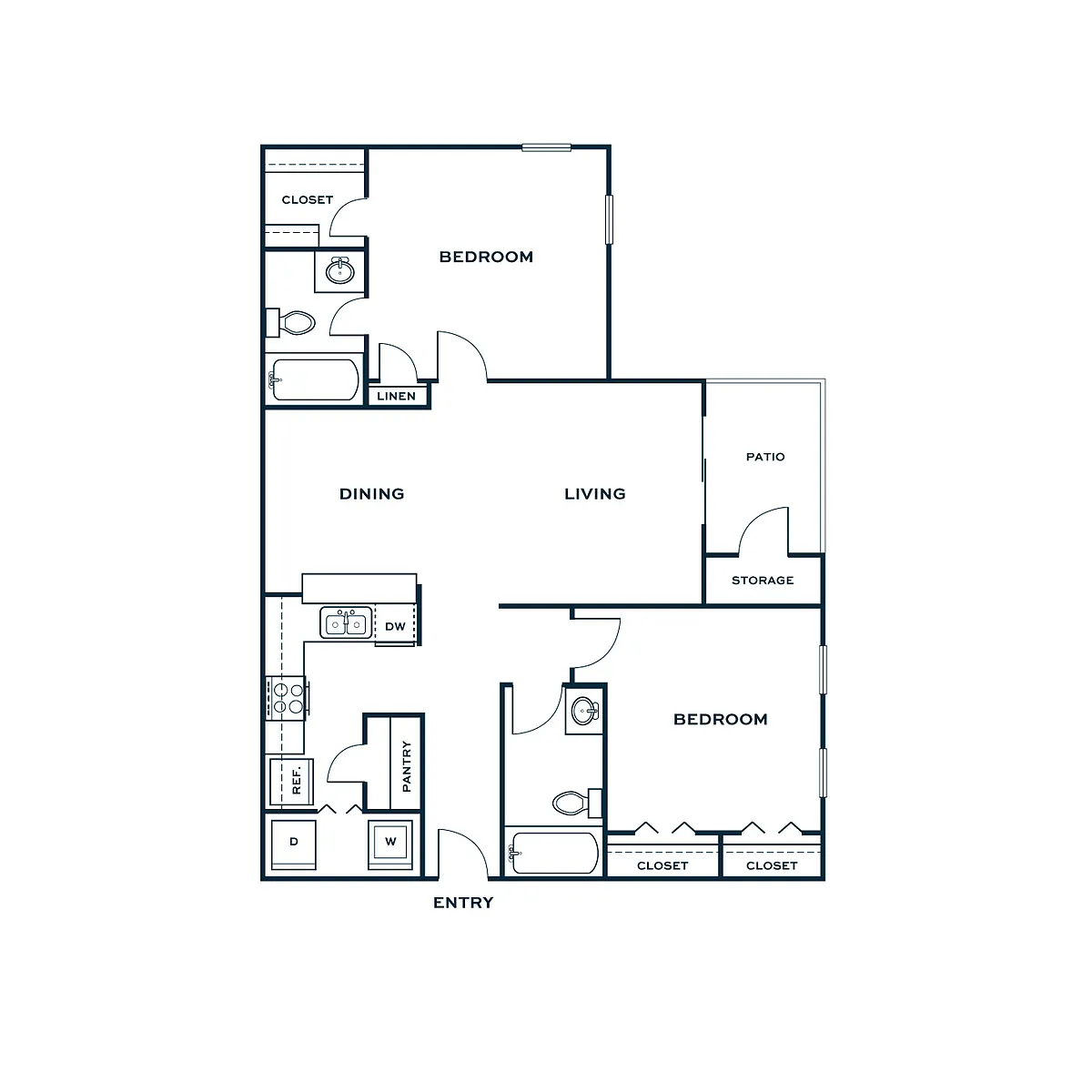 Floor plan B1 Traditional
