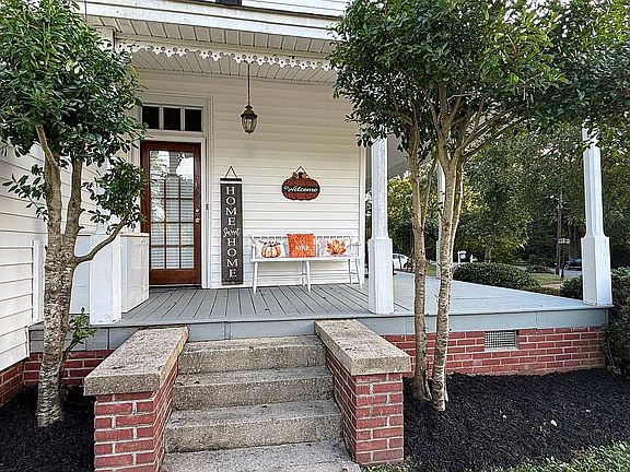 Wrap around side porch 