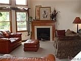 Great room with corner fireplace
