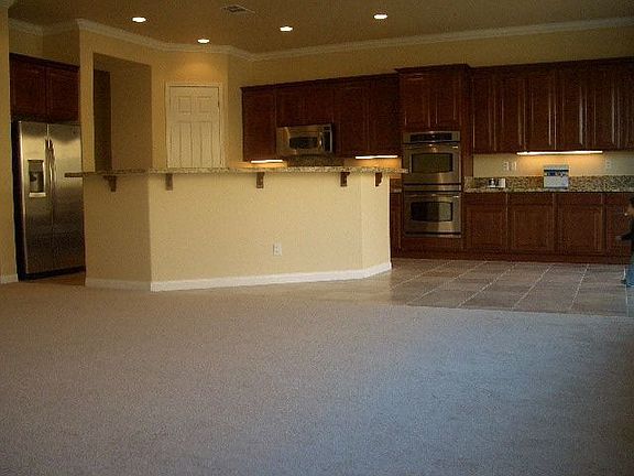 View from Family room and Kitchen