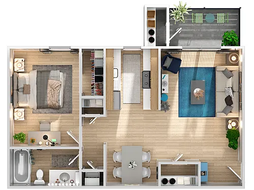 Floor plan 1X1
