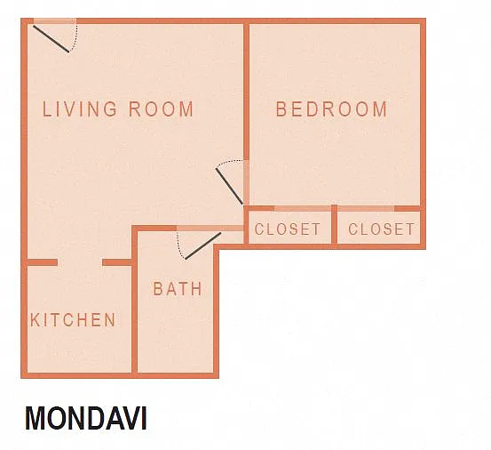 Floor plan Mondavi