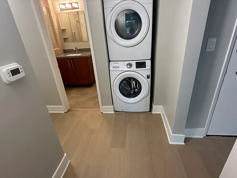 Full Size Washer/Dryer In Hall