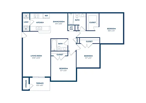 Floor plan C1