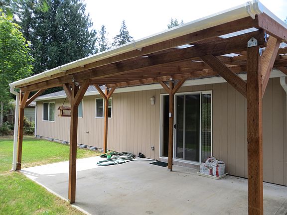 Relax under a covered patio