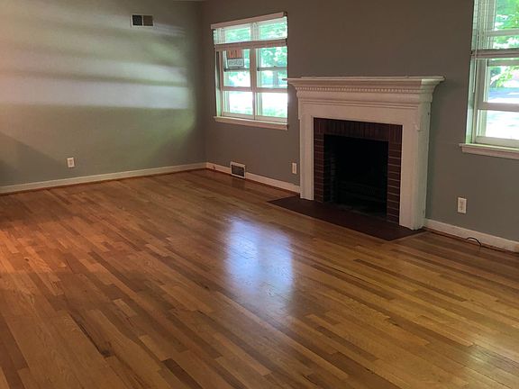 Living room fireplace