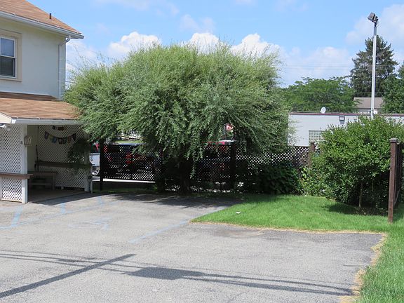 Back with parking area.