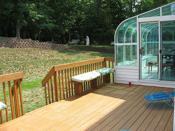 Large Deck with Four Season Sunroom