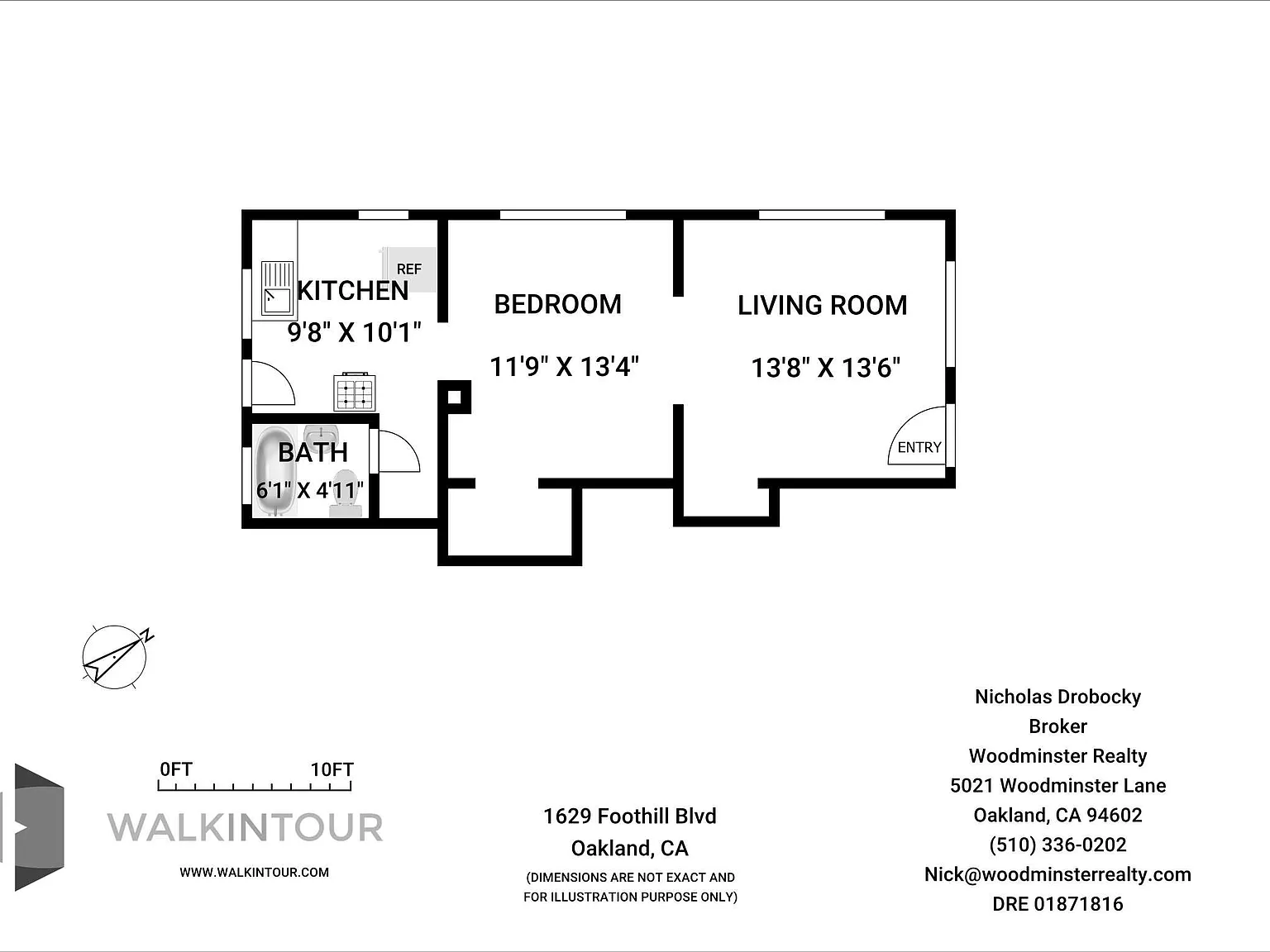 1 bed, 550 sqft, $1,795 — Photo 2
