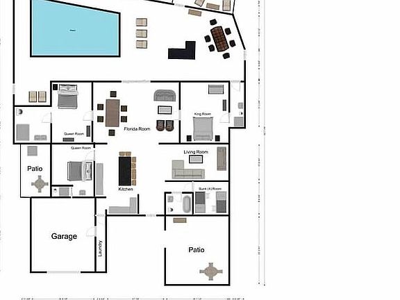 Floorplan 4bed 4bath