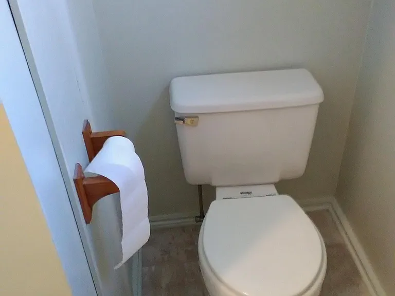 Main seat in full CLEAN bathroom.