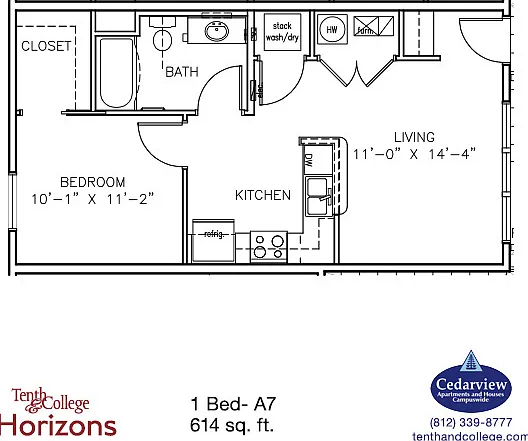 Tenth & College Horizons Apartments — Photo 16