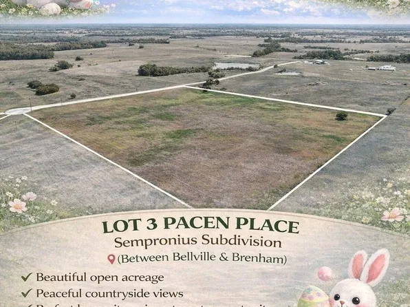 LOT 3 Pacen Place Rd, Chappell Hill, TX 77426