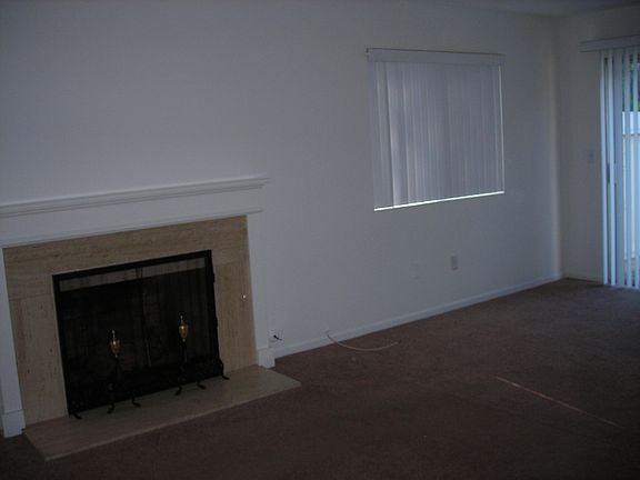 living room with gas fireplace