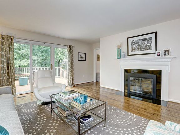 Living Room with gas fireplace