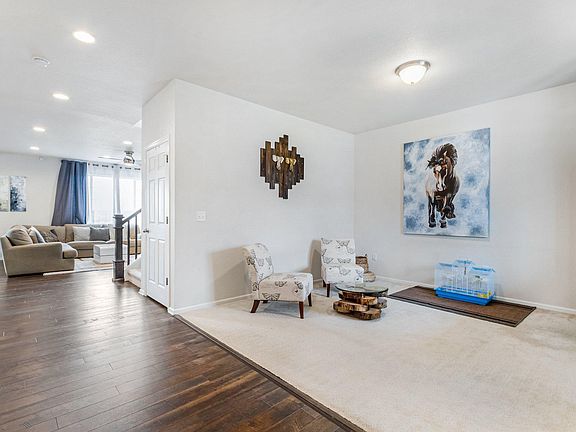 Serene living room or music room