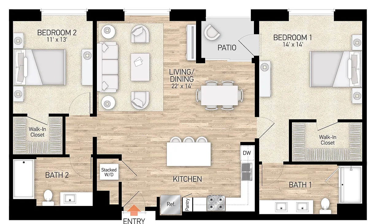 Floor plan Plan 60