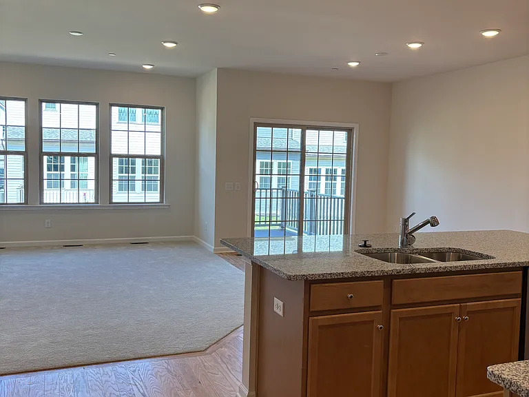 Open Kitchen Overlooking Dining and Living Room