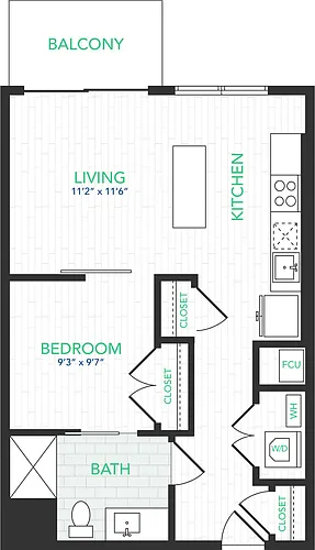 Floor plan VISTA STUDIO FLEX I