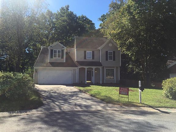 view from cul-de-sac (fall 2017)