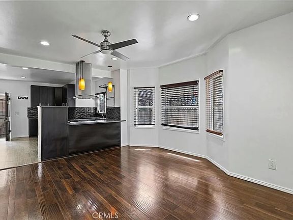 Dining room and kitchen