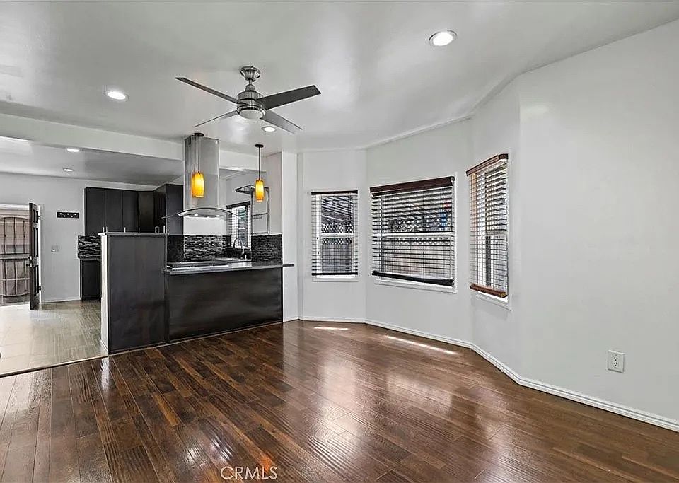 Dining room and kitchen