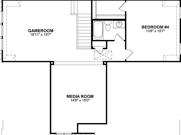 floor plan second level