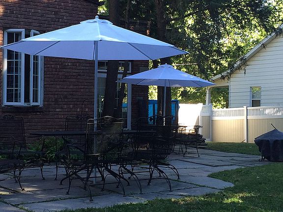 slate  back yard patio