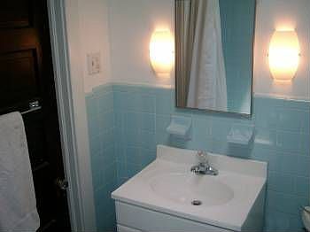 Full Bathroom with skylight