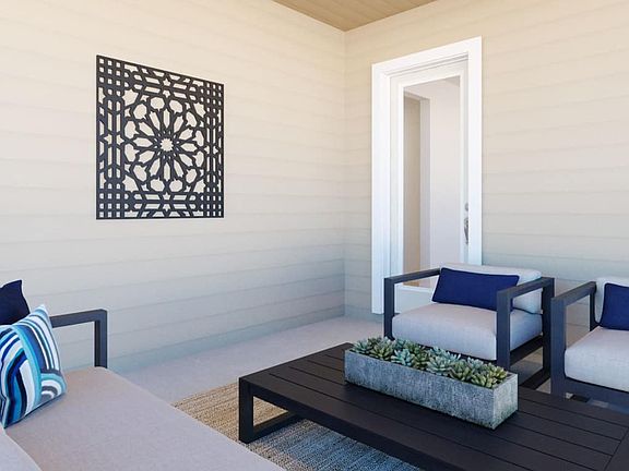 Example of Plan 4502 Covered Patio or Deck