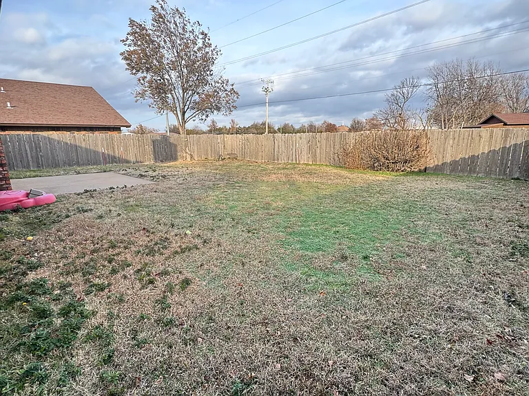 Fence backyard
