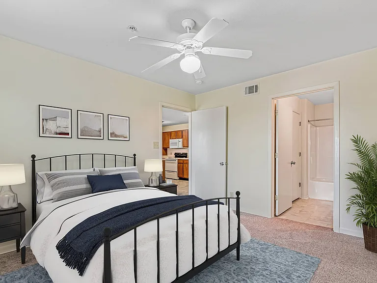 Cypress Bend Apartments - Staged Bedroom (1)
