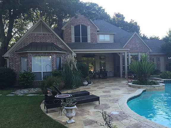 Back of house from hot tub 