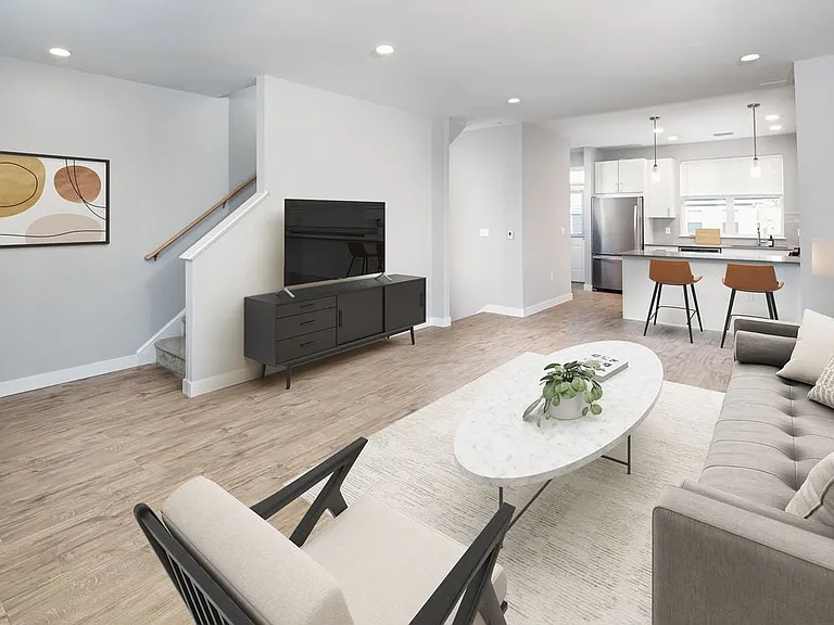 Townhome living area