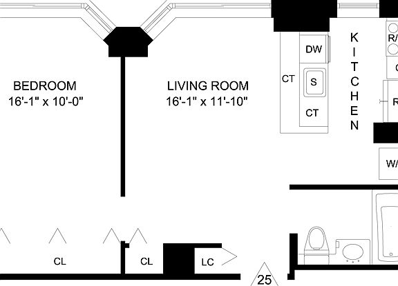 2nd image of 320 W 38th St APT 2125