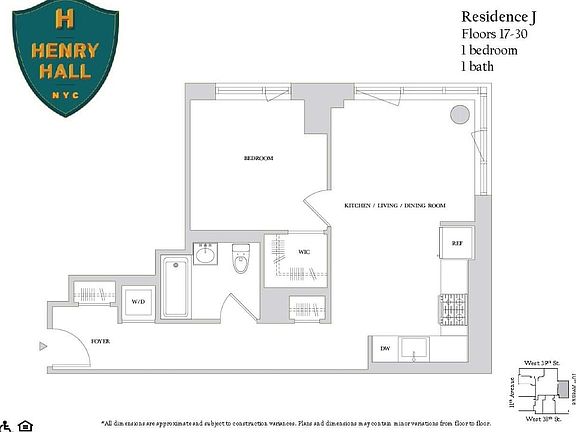 2nd image of 515 W 38th St APT 17J