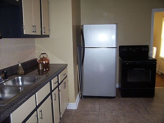 kitchen from back door