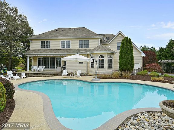 Rear of home with pool