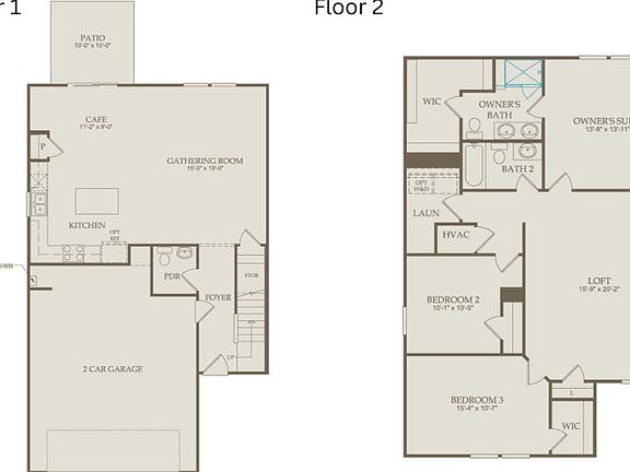 Floor Plan Level 1 Level 2