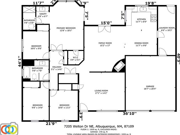 3rd image of 7205 Welton Dr NE